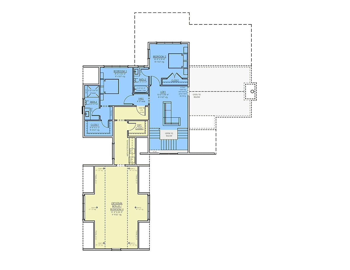 House Plan 83913 Level Two
