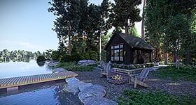 Plan 83915 - 485 Square Feet