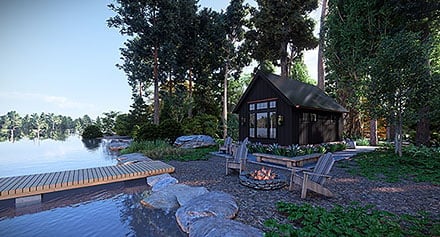 Plan 83915 - 485 Square Feet