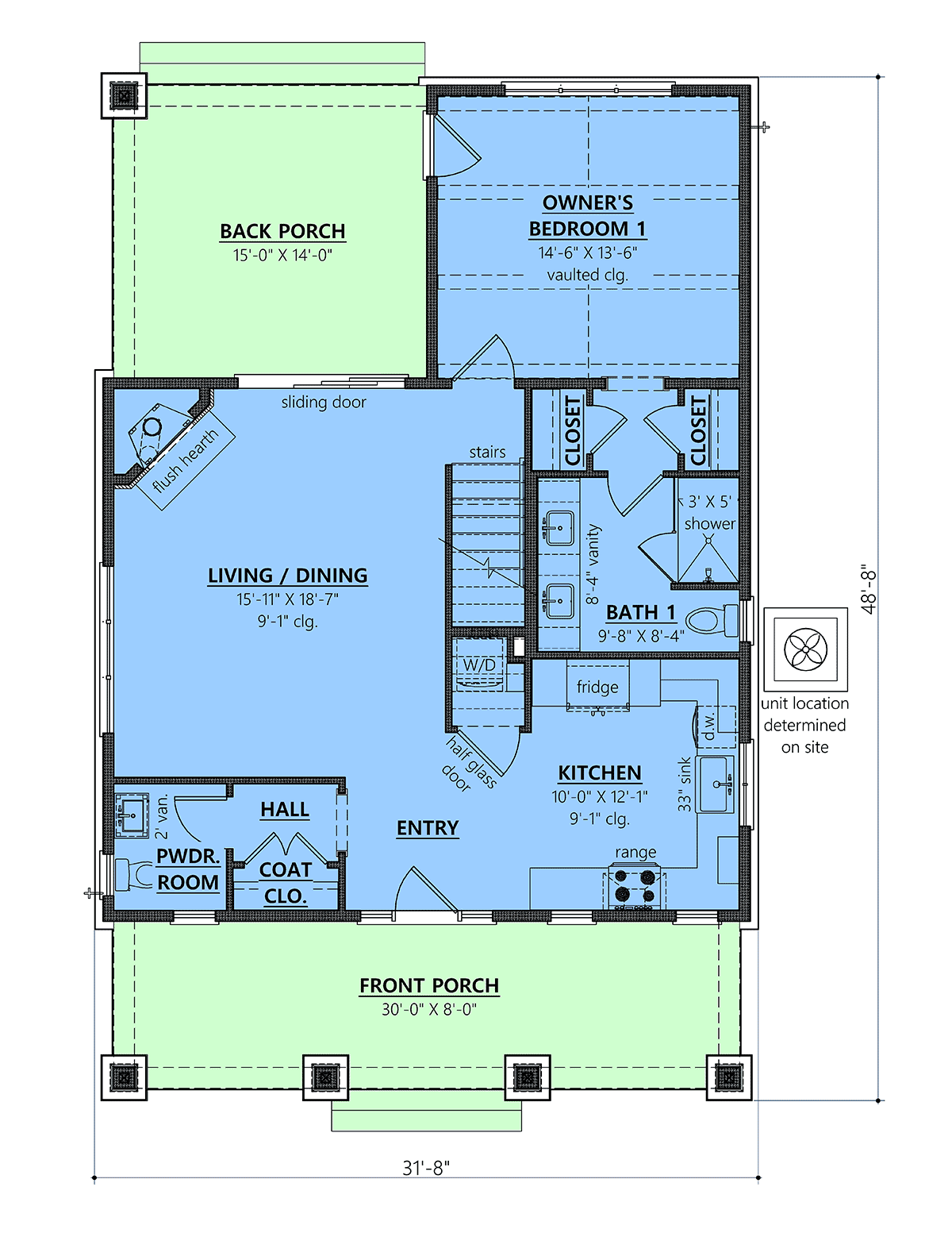 House Plan 83916 Level One