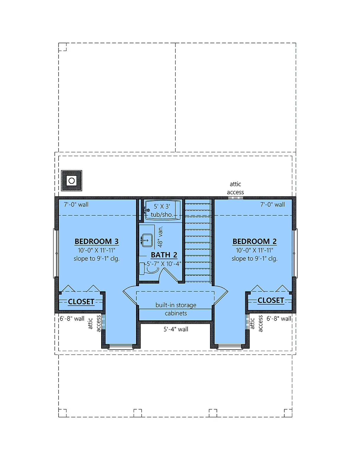 House Plan 83916 Level Two