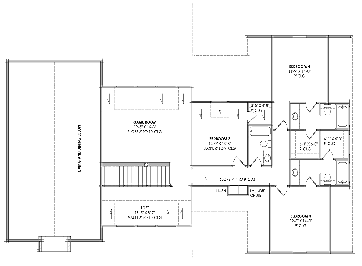 House Plan 84110 Level Two
