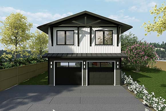Garage-Living Plan 84605