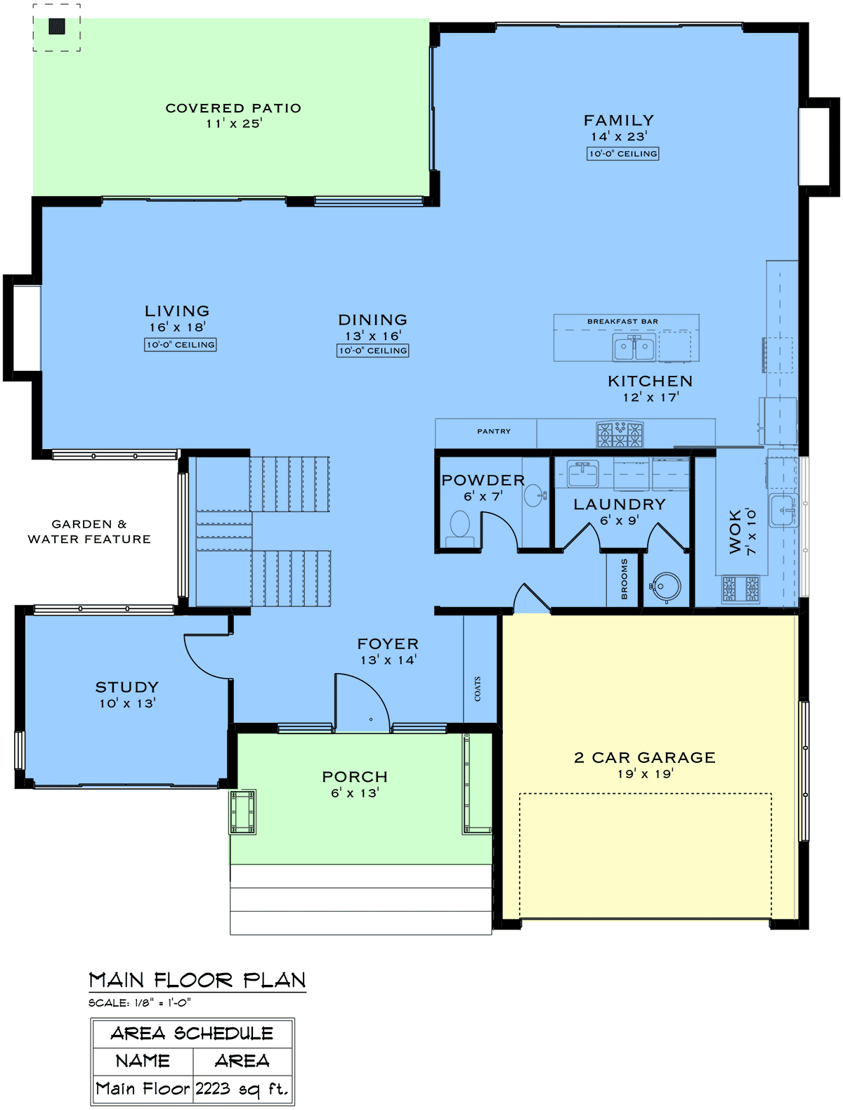 House Plan 84606 Level One