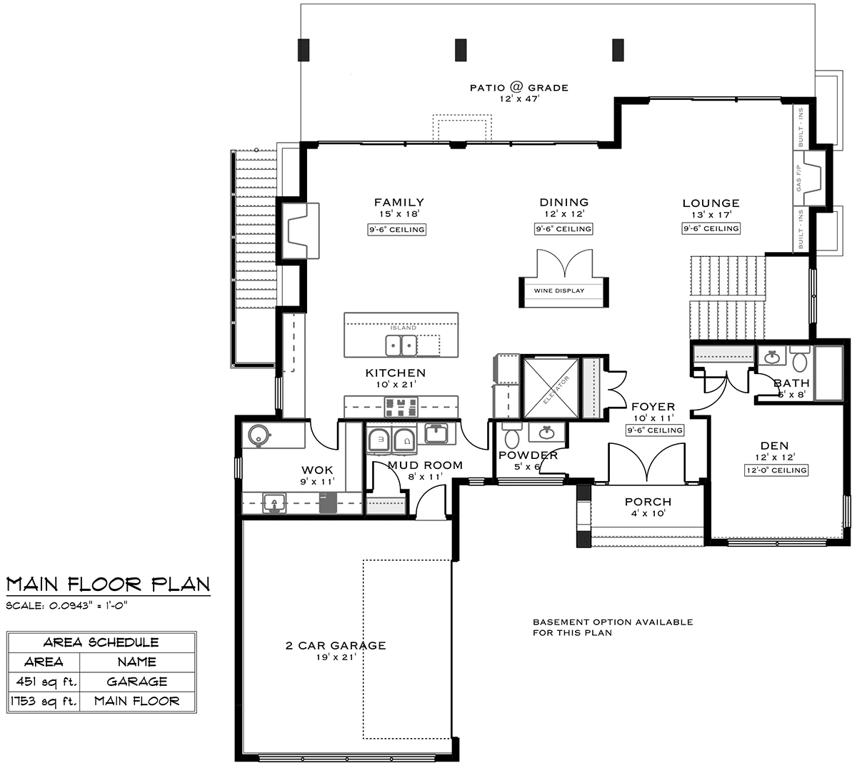 House Plan 84607 Level One