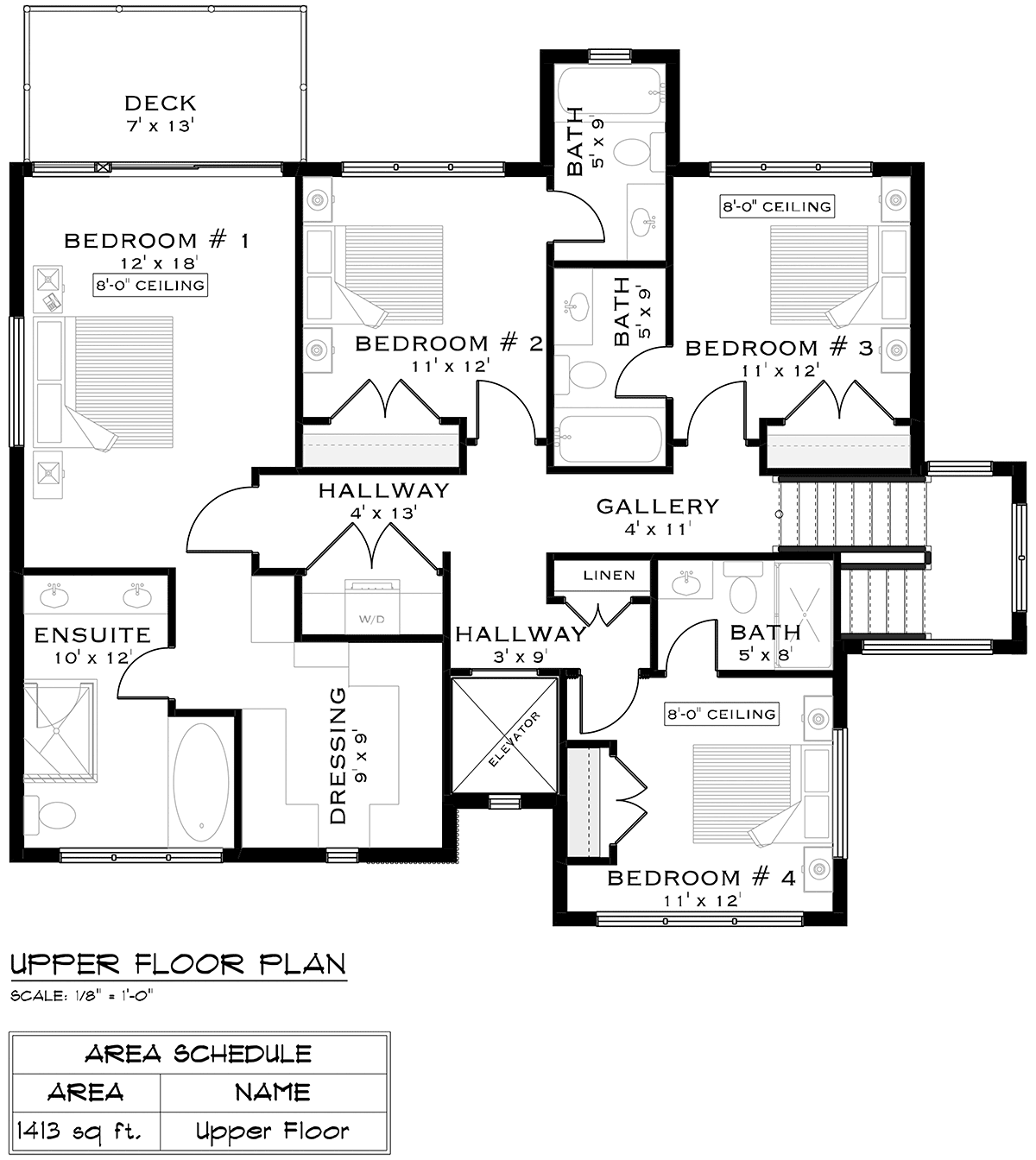 House Plan 84607 Level Two