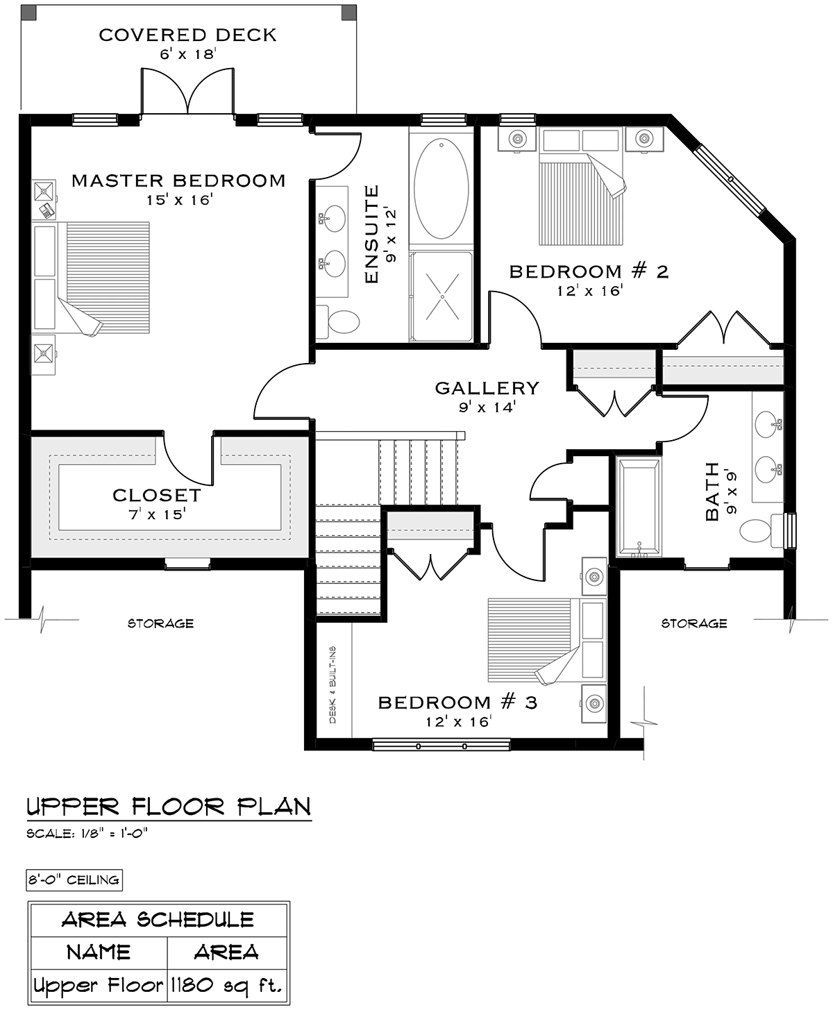 House Plan 84608 Level Two