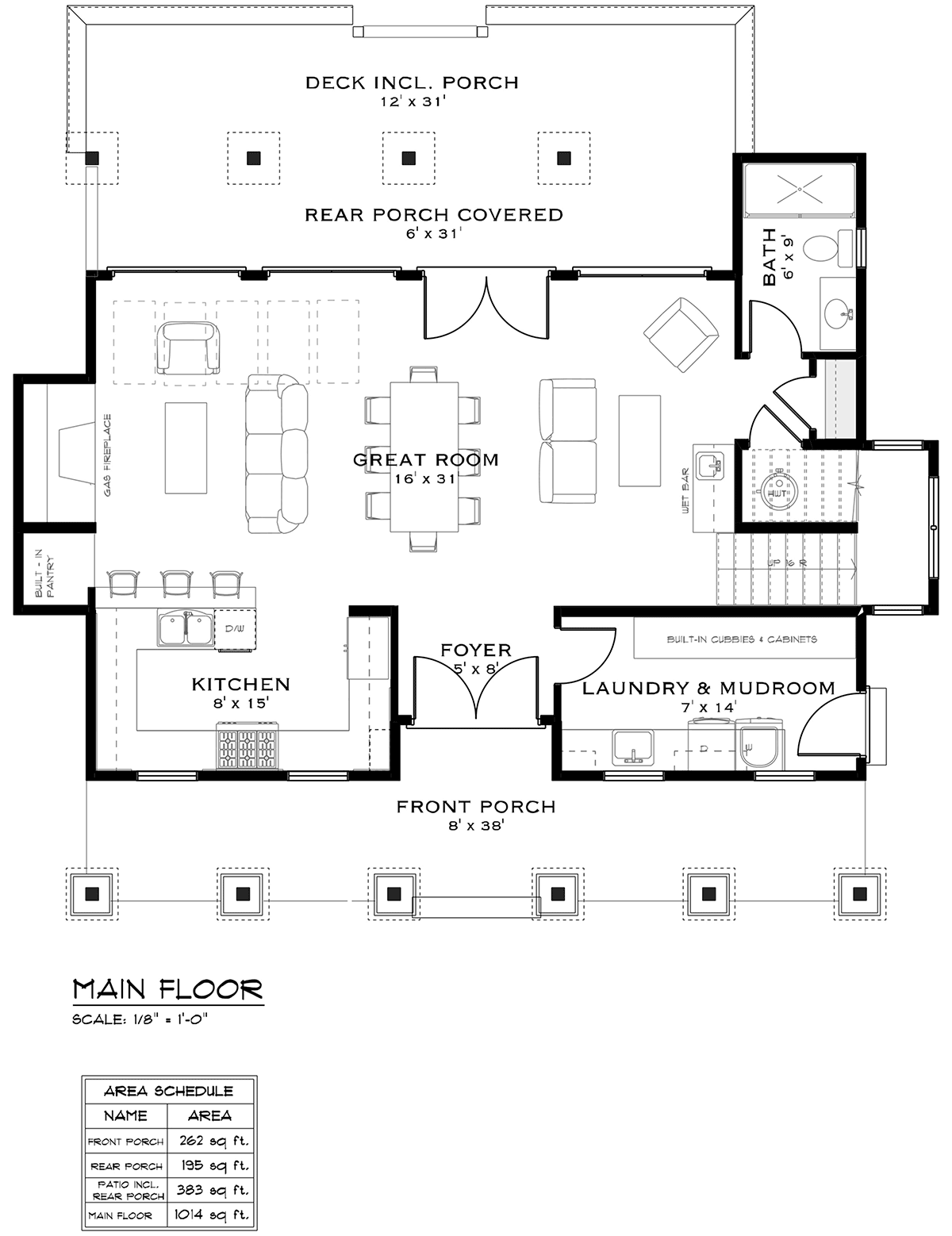 House Plan 84611 Level One