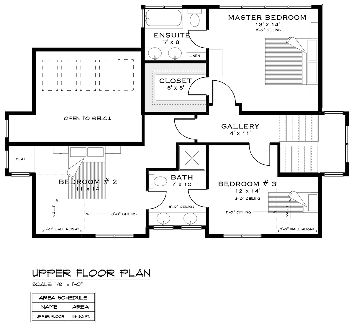 House Plan 84611 Level Two