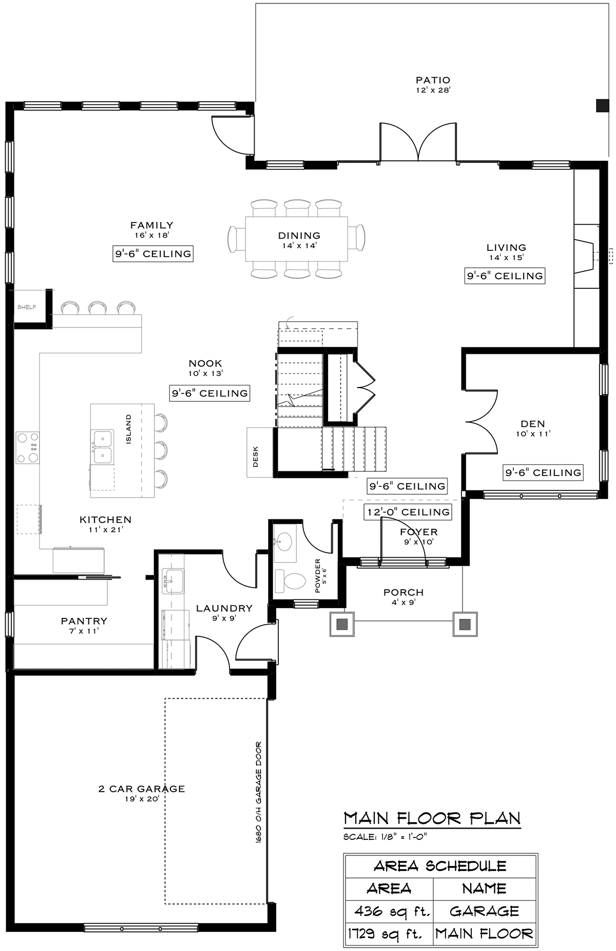 House Plan 84612 Level One