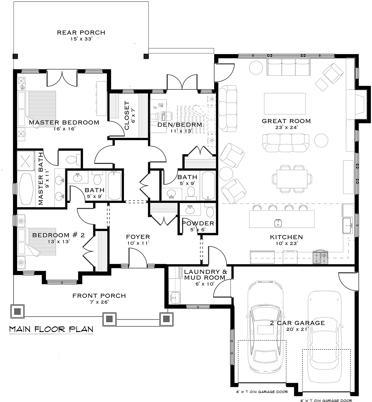House Plan 84618 Level One