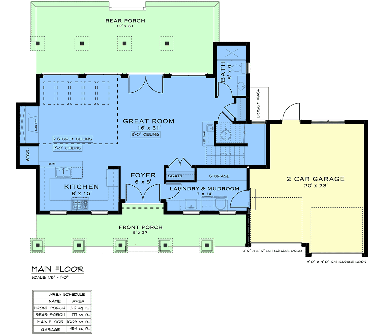 House Plan 84622 Level One
