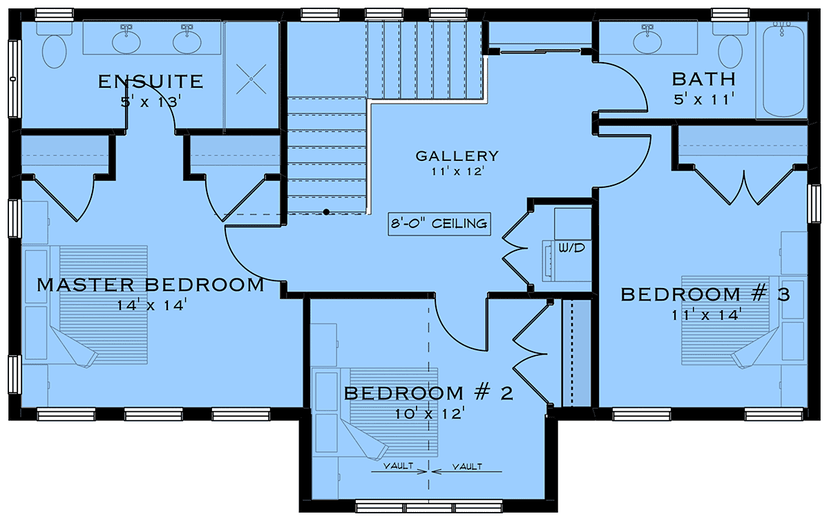 House Plan 84626 Level Two