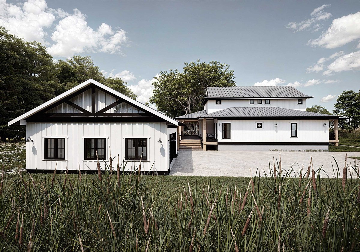 House Plan 84626 Rear Elevation