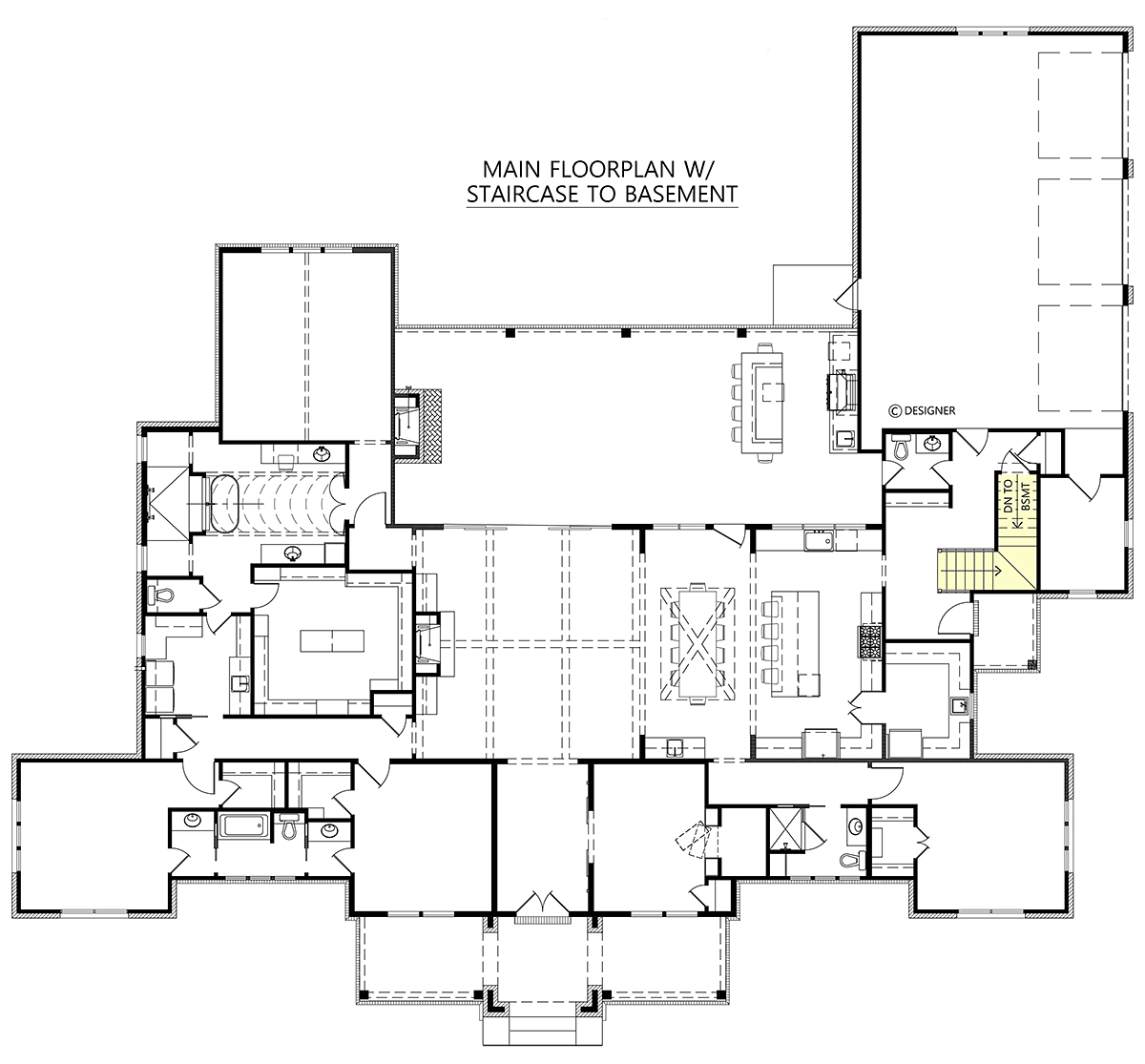 House Plan 84702 Alternate Level One