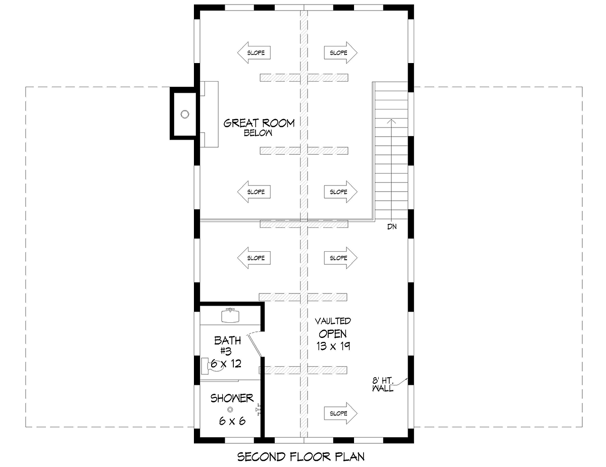 House Plan 84847 Alternate Level Two
