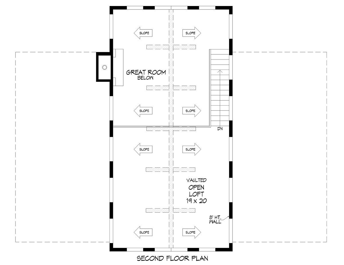 House Plan 84847 Alternate Level Two