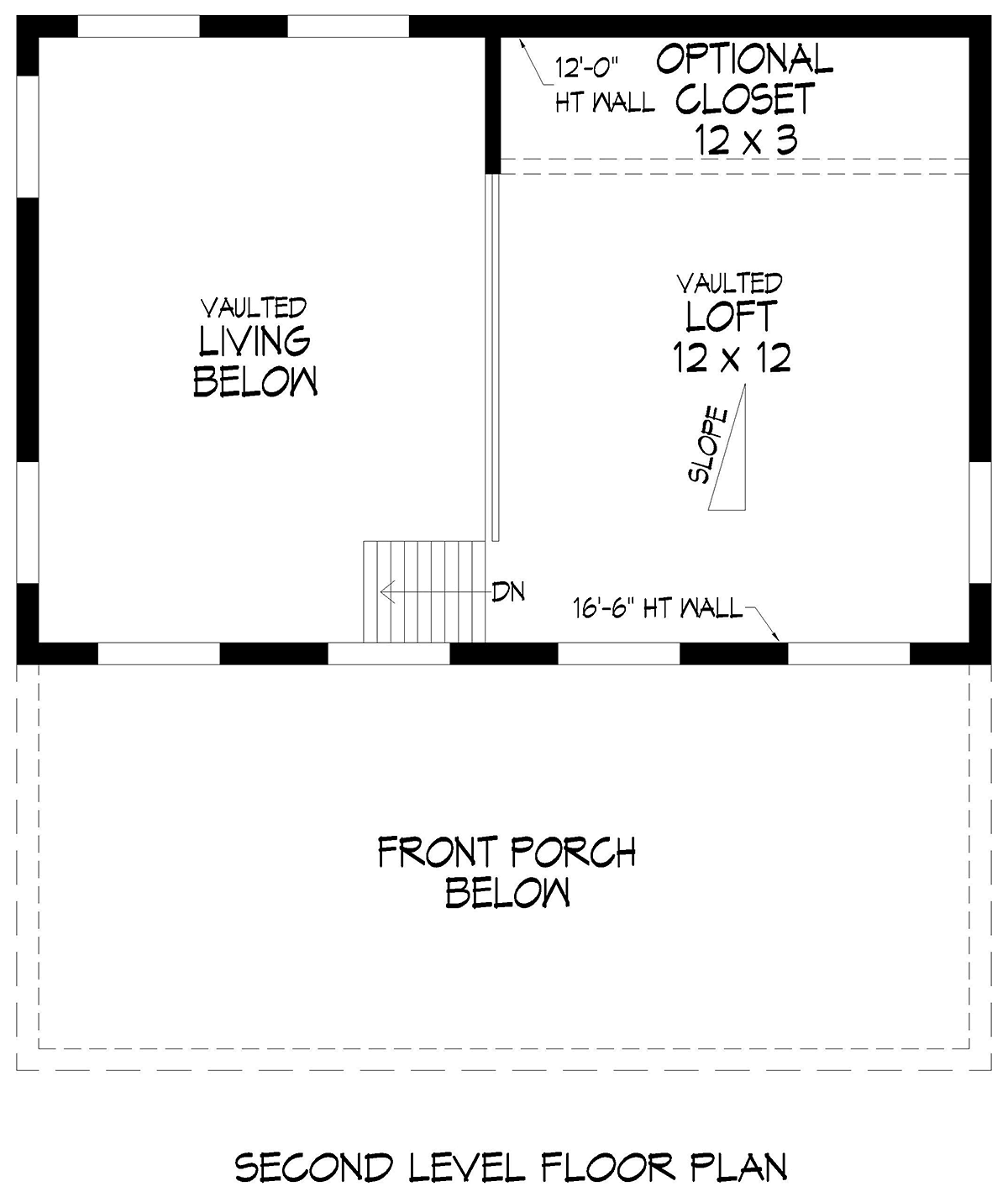 House Plan 84872 Level Two