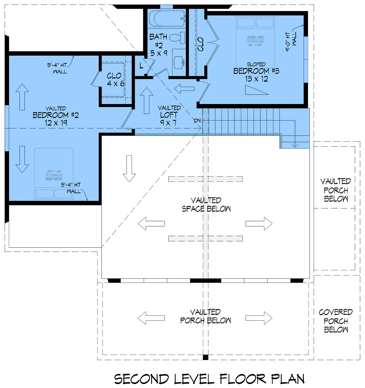 House Plan 84888 Level Two