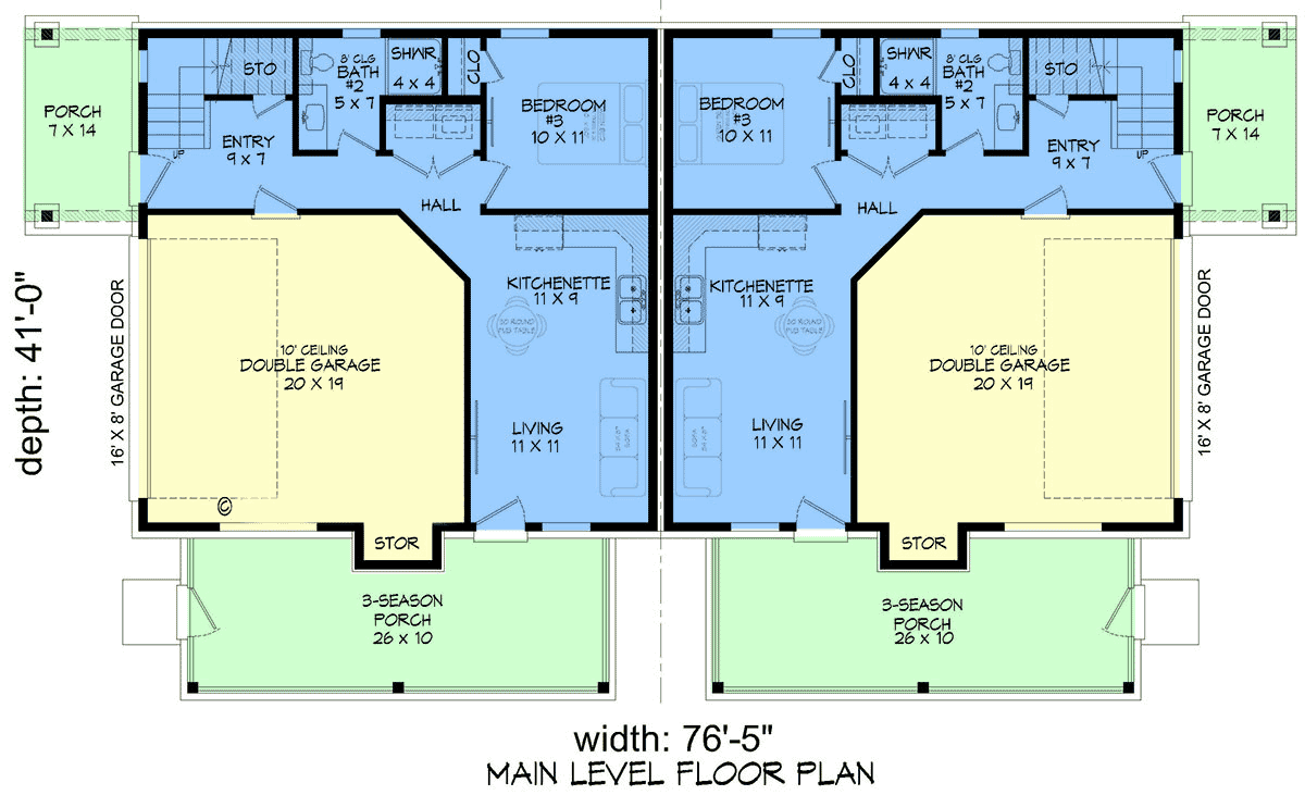 Multi-Family Plan 84899 Level One