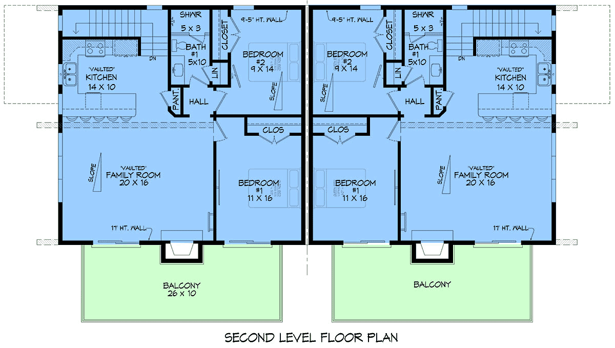 Multi-Family Plan 84899 Level Two