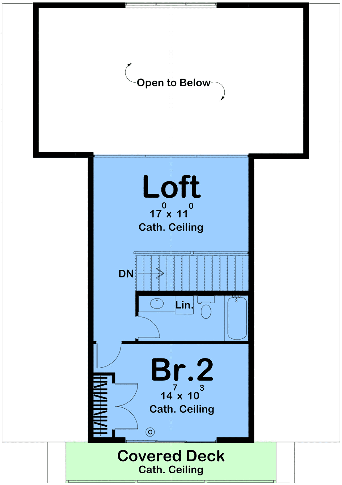 House Plan 84908 Level Two