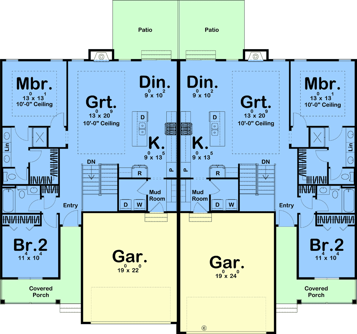Multi-Family Plan 84916 Level One
