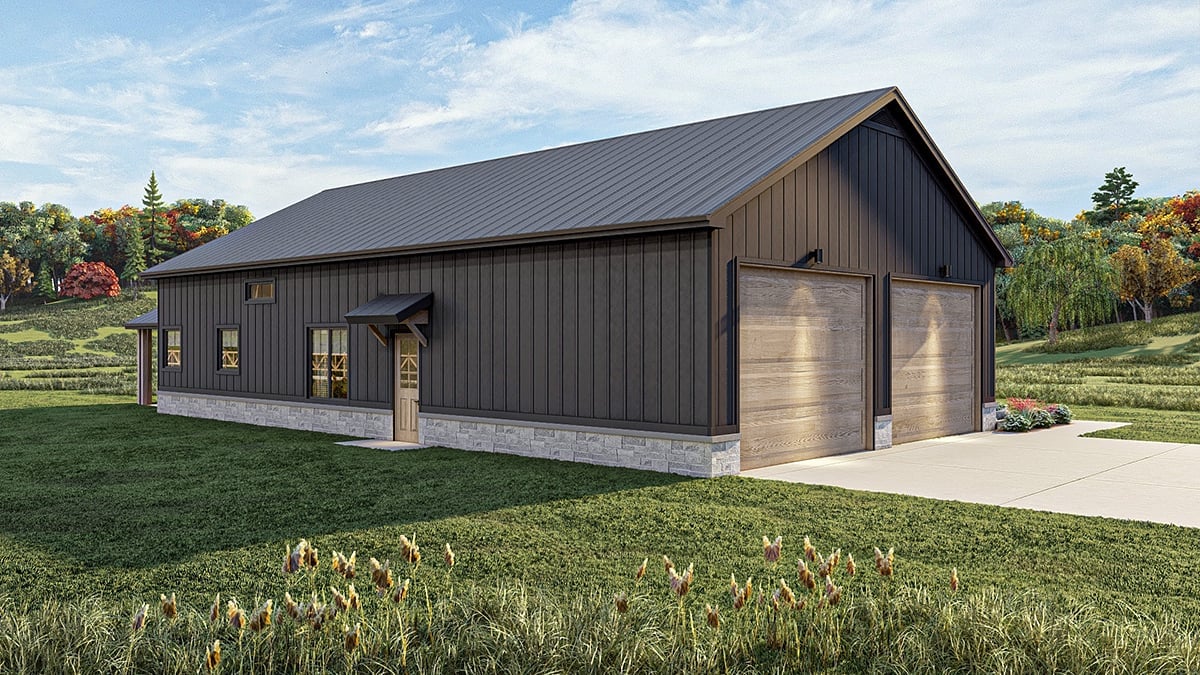House Plan 84917 Rear Elevation