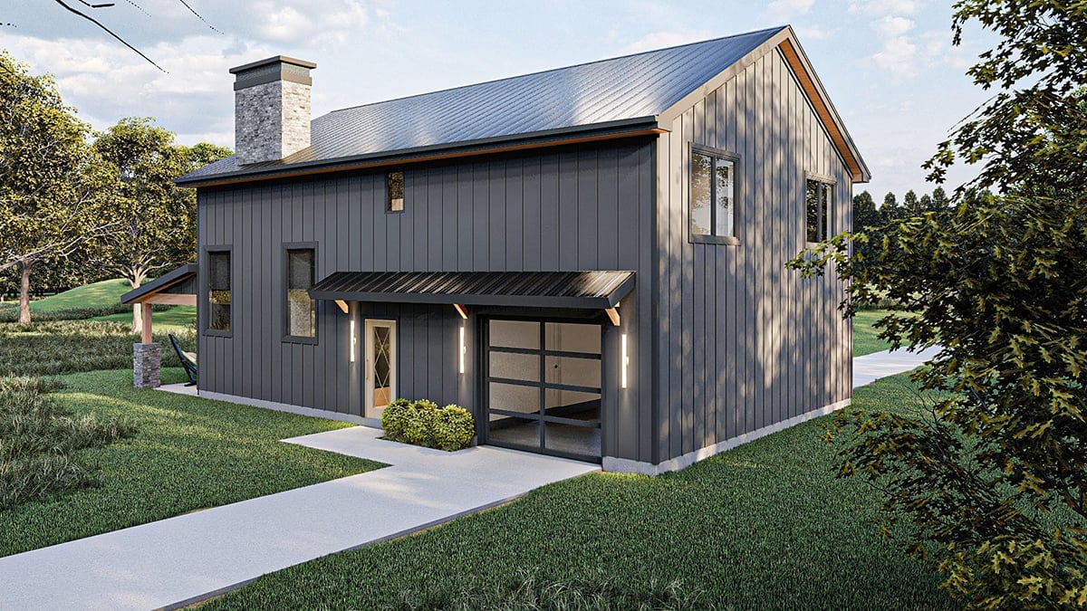 House Plan 84926 Rear Elevation