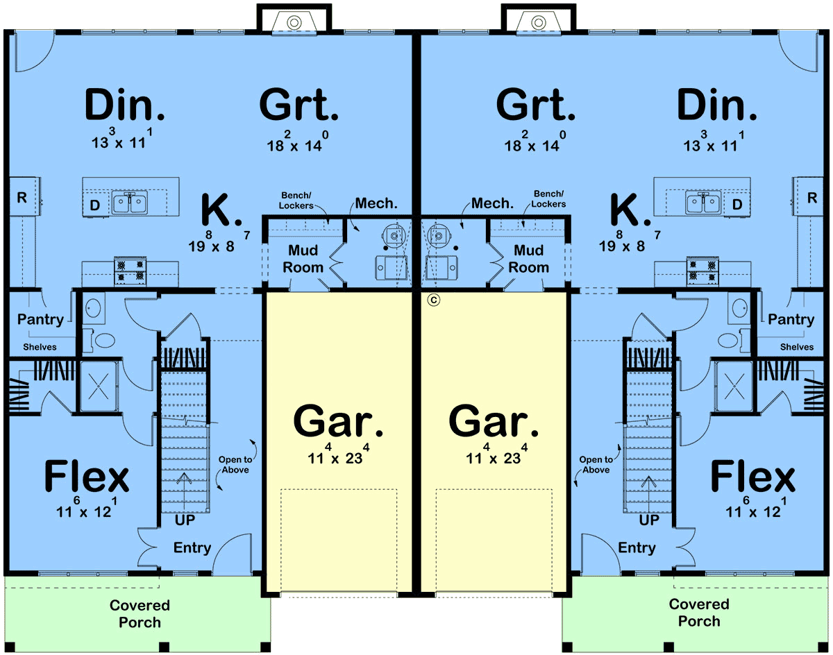Multi-Family Plan 84942 Level One