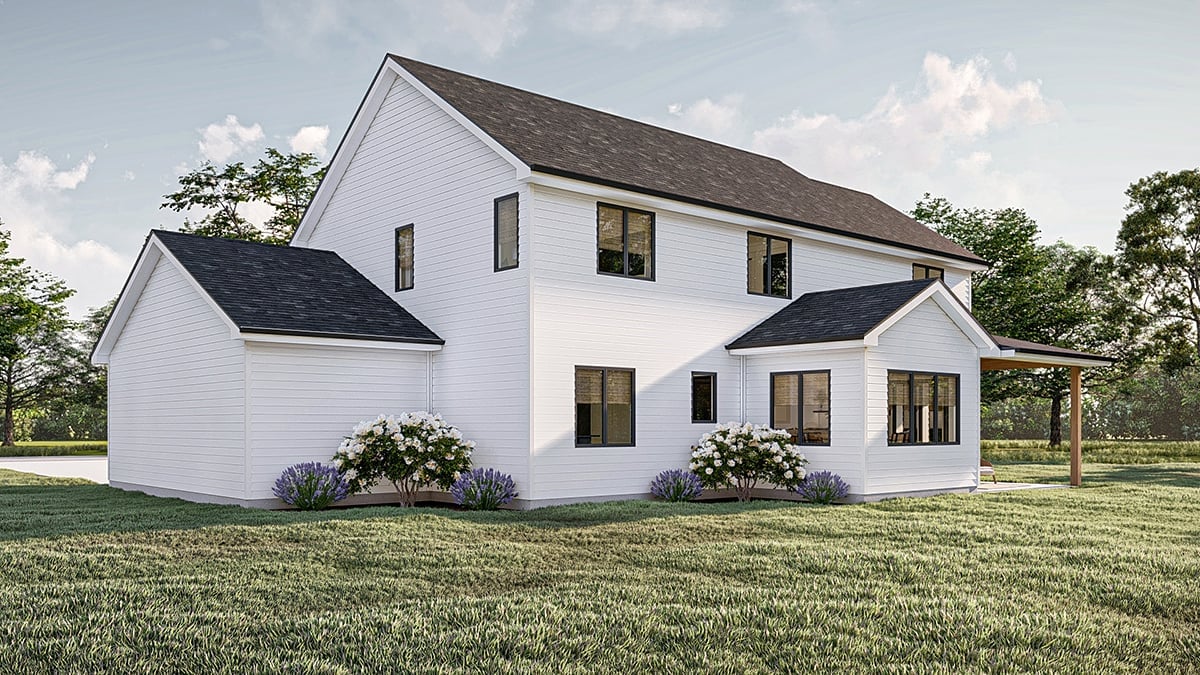 House Plan 84945 Rear Elevation