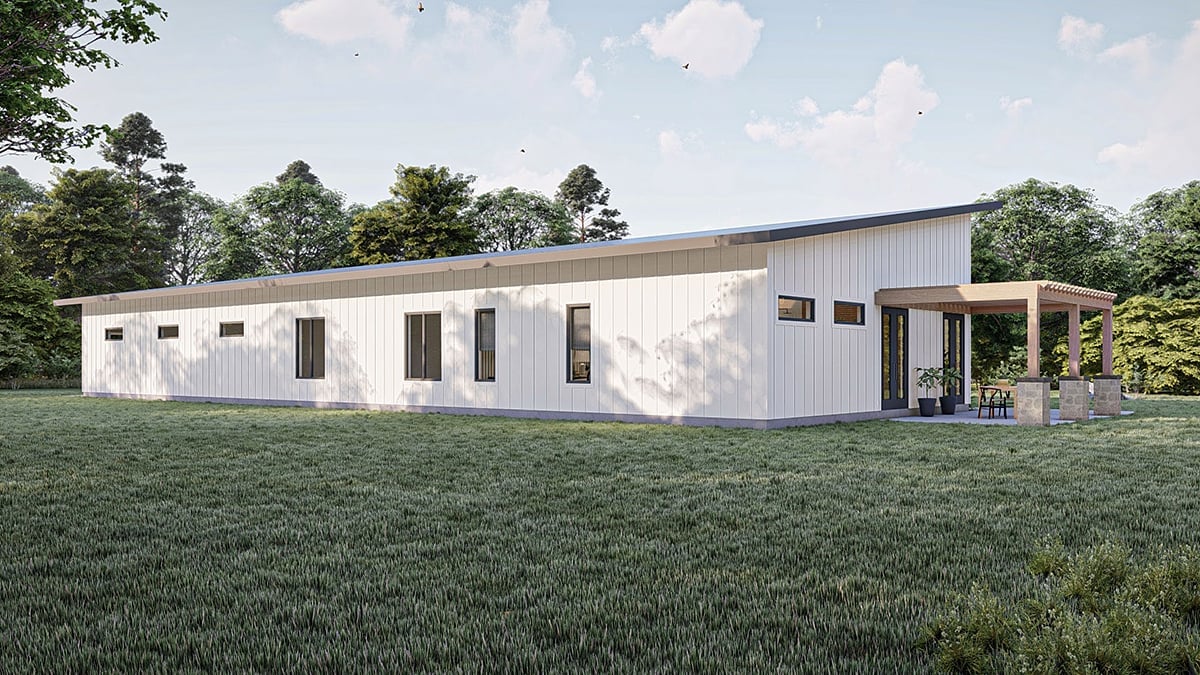 House Plan 84946 Rear Elevation