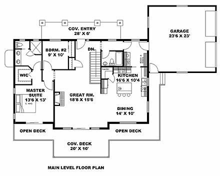 First Level Plan