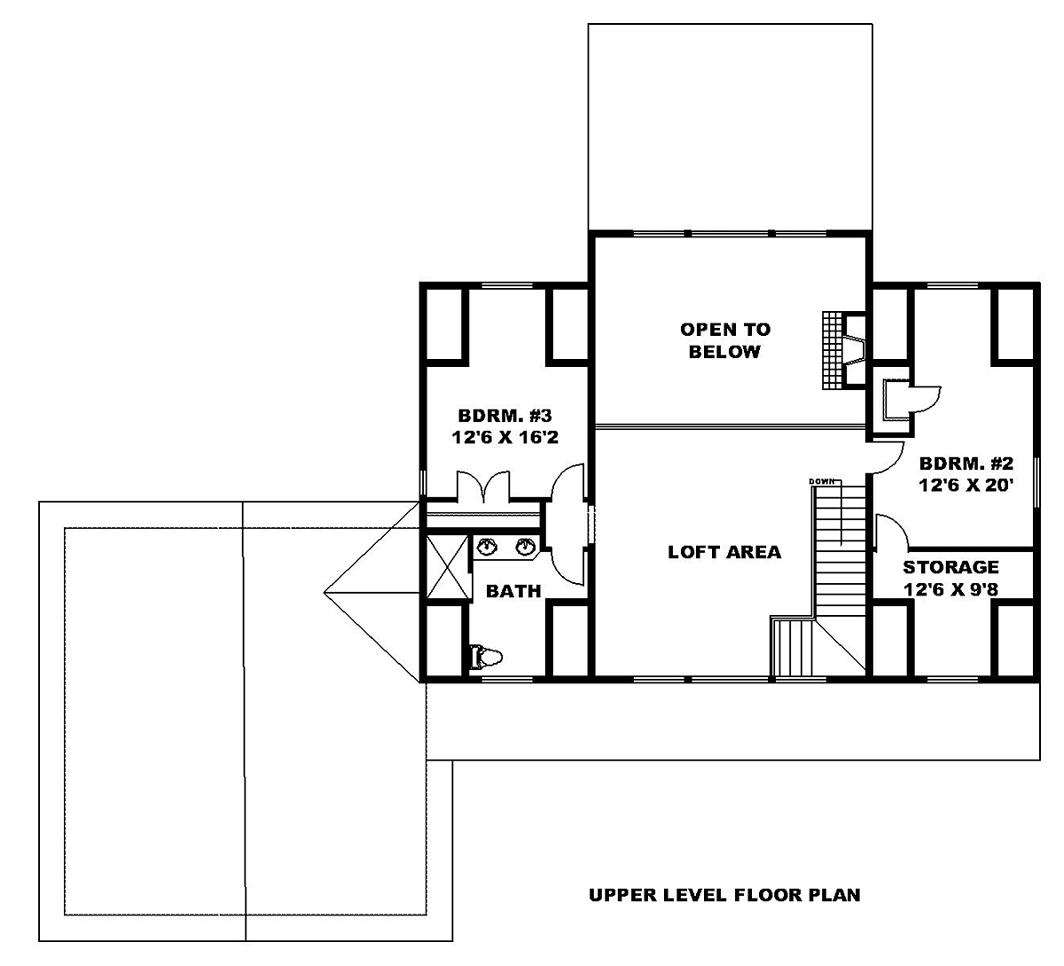 House Plan 85154 Level Two