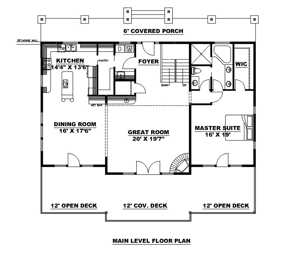 House Plan 85156 Level One