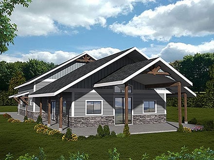 Plan 85161 - 990 Square Feet