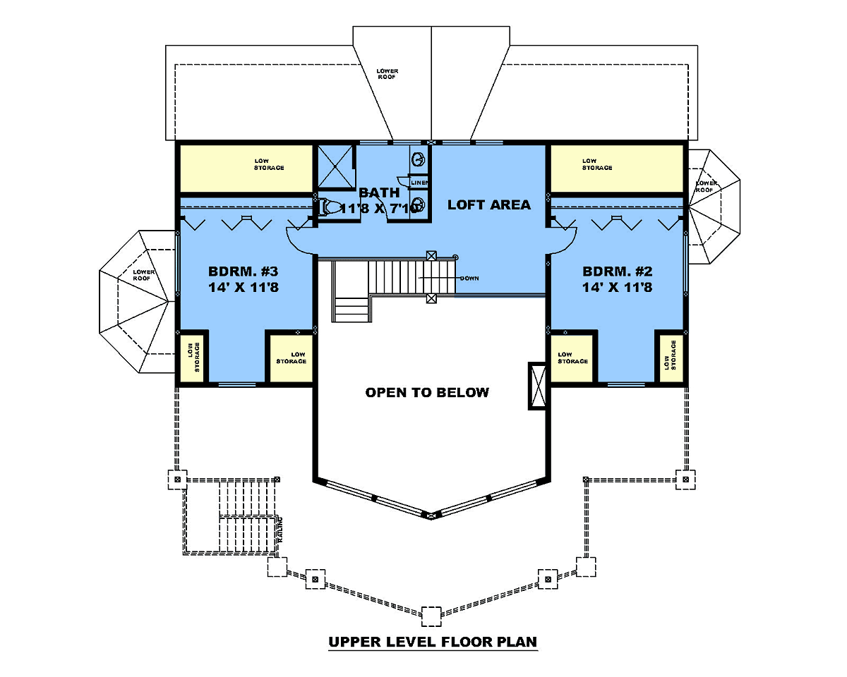 House Plan 85174 Level Two