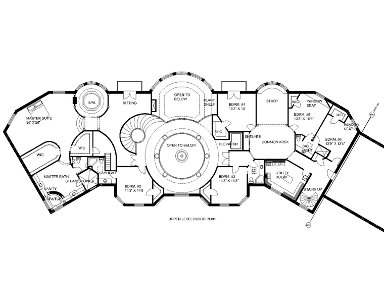 House Plan 85202 Level Two