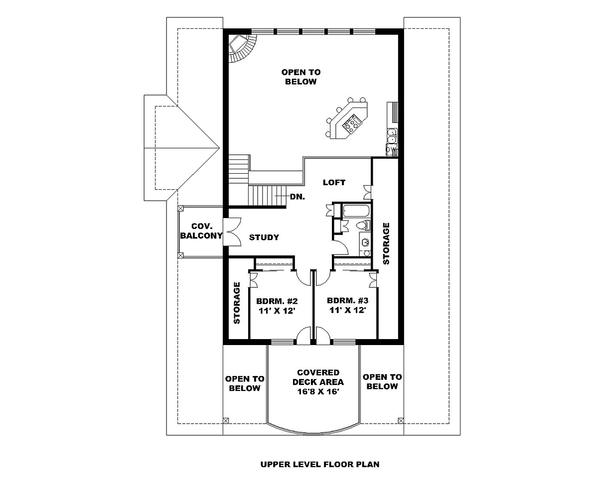 House Plan 85208 Level Two
