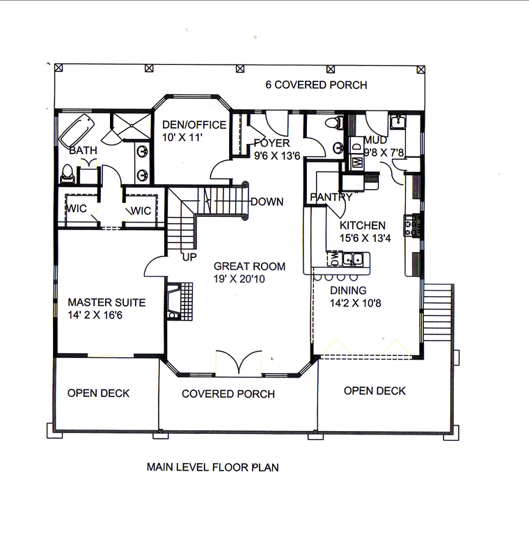 House Plan 85256 Level One