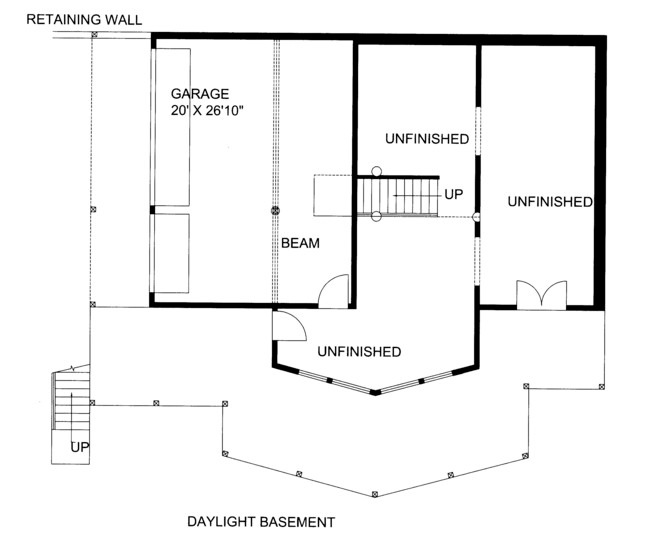 House Plan 85339 Lower Level