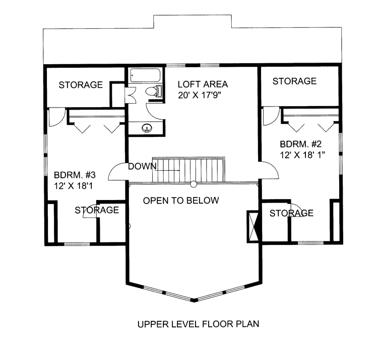 House Plan 85339 Level Two
