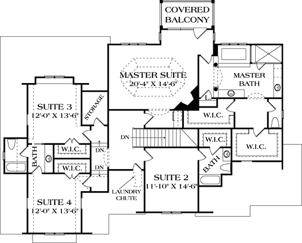 House Plan 85492 Level Two