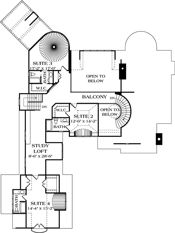 House Plan 85654 Level Two