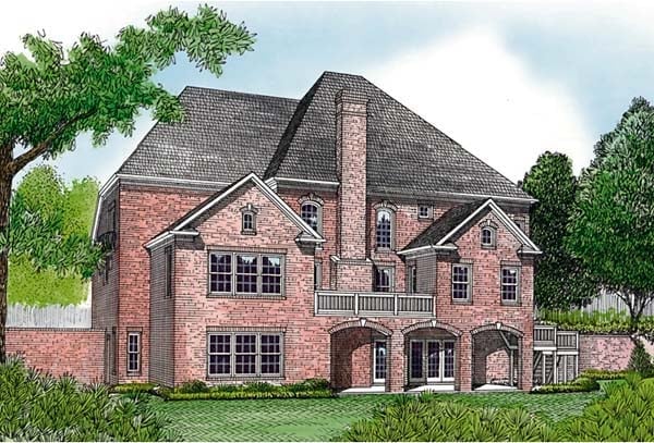 House Plan 85655 Rear Elevation