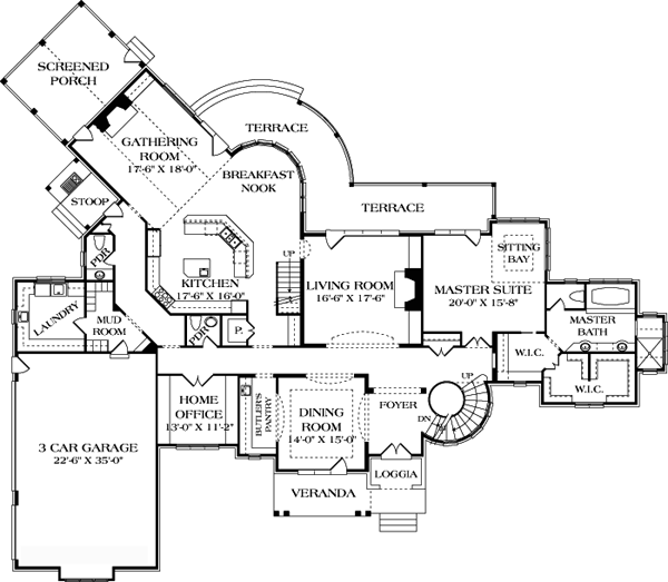 House Plan 85657 Level One