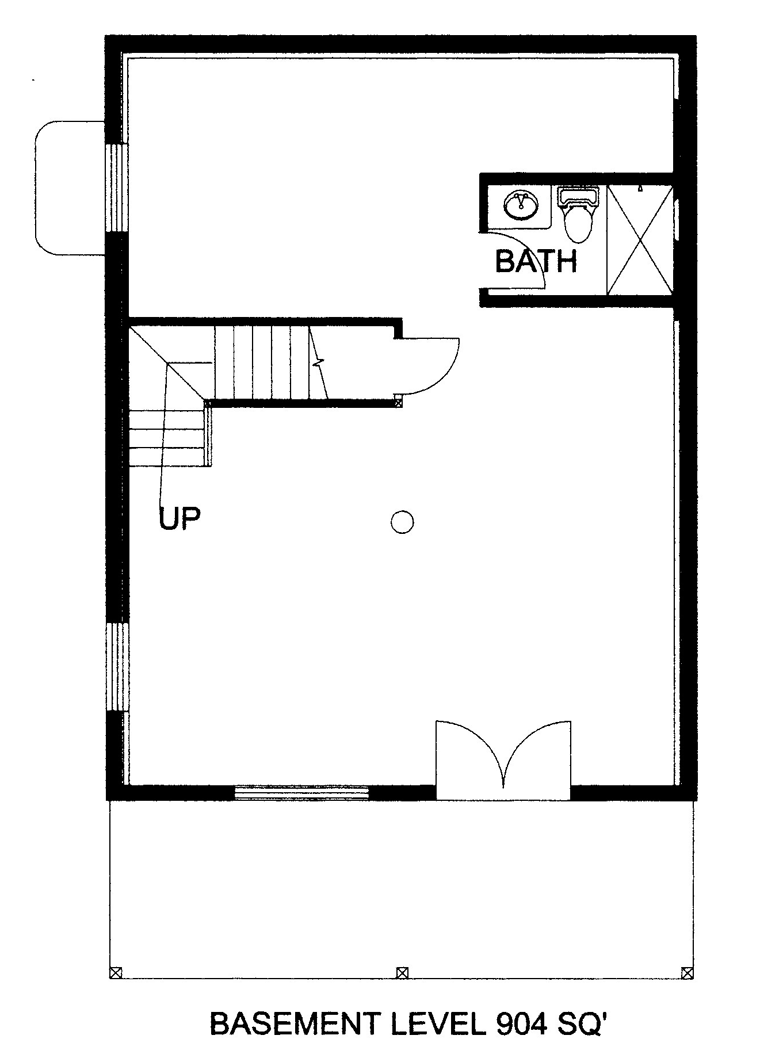 House Plan 85869 Lower Level