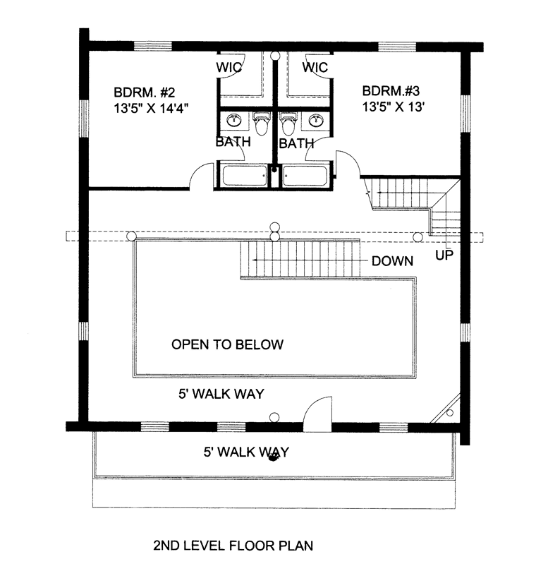 House Plan 85870 Level Two