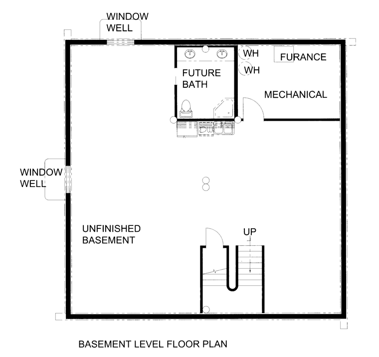 House Plan 85874 Lower Level