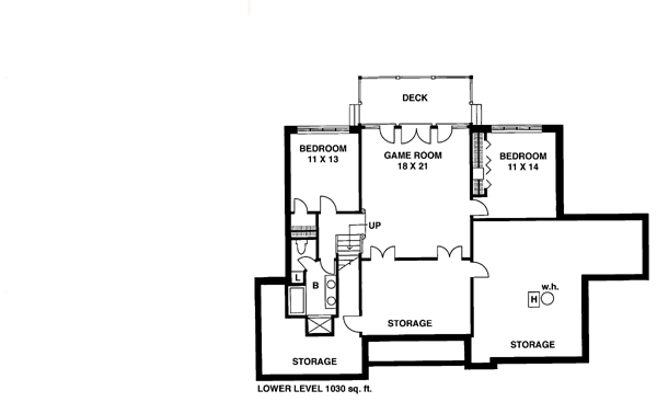 House Plan 86034 Lower Level